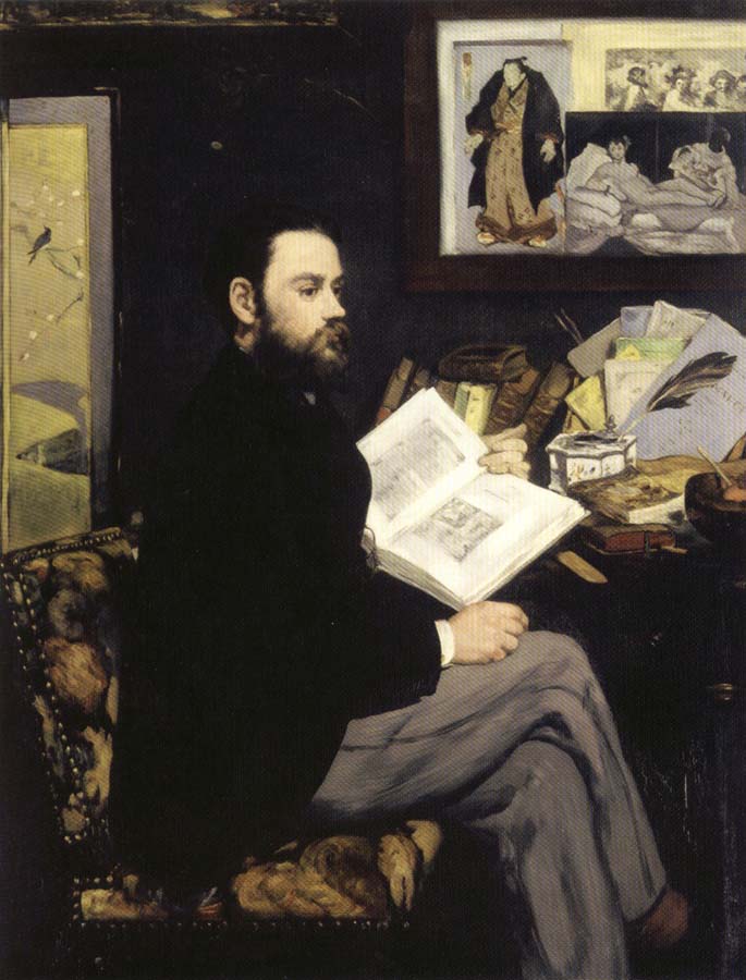 Portrait of Emile Zola